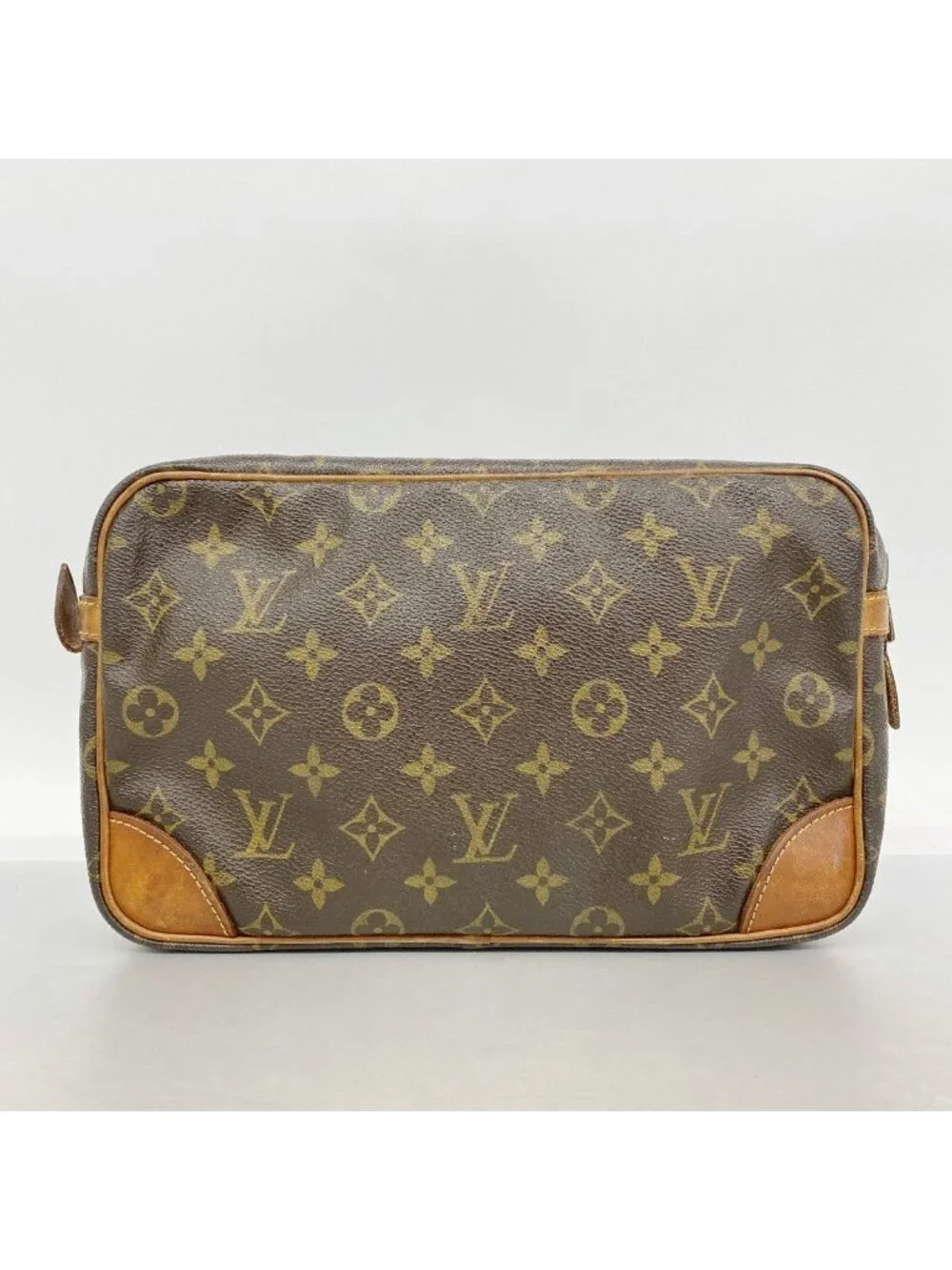 Louis Vuitton Clutch Monogram Compiegne 28 Brown